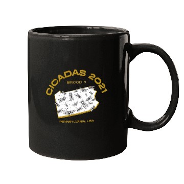 Discover Pennsylvania Cicada Invasion 2 Mugs