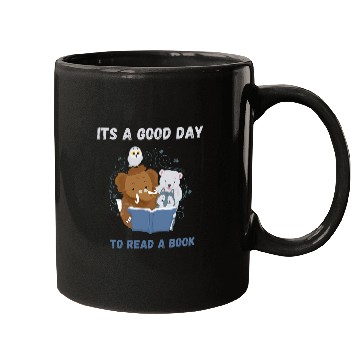 Discover Its A Good Day To Read A Book Animals Reading Librarian T Mugs