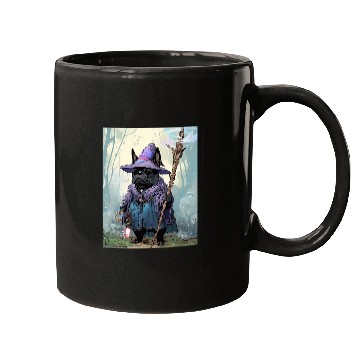 Discover French Bulldog Wizard Funny Dog Magic Mugs