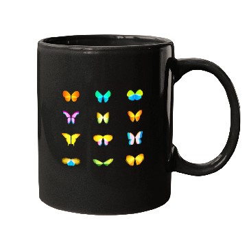 Discover Modern Abstract Butterfly Insect Animal Pattern Art Mugs