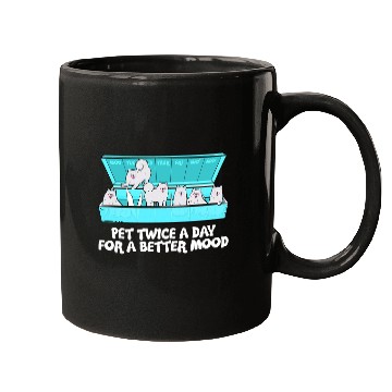 Discover Dog Samoyed Siberian Samoyed Owner Happiness Mugs