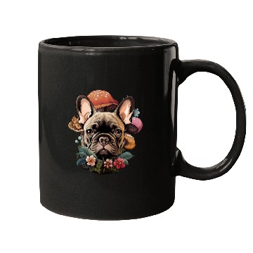 Discover Cottagecore French Bulldog Mugs