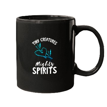 Discover Tiny Creatures Mighty Spirits Nature Insect Dragonfly Mugs