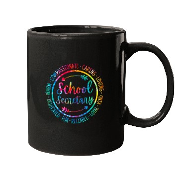 Discover Tie Dye School Secretary Administrative Assistant Office 22 Mugs