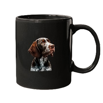 Discover Funny german shorthaired pointer Cute Puppy Mugs