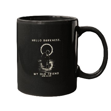 Discover Hello Darkness My Old Friend Solar Eclipse Astronomy Mugs