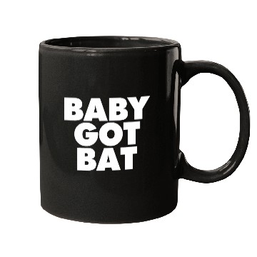 Discover Softball Baby Got Bat Mugs