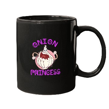 Discover Onion Princess Culinary Chef Cook Cooking School Vegetable Mugs