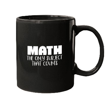 Discover Math the Only Subject That Counts 2Cute Funny Math Teacher Mugs