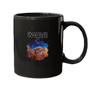 Discover NASA James Webb Space Telescope JWST Science Fan Art Mugs