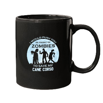 Discover Funny Zombie Halloween Pet Cane Corso Mugs