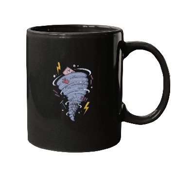 Discover Storm Chaser Tornado Chasing Hurricane Meteorologist Grunge Mugs