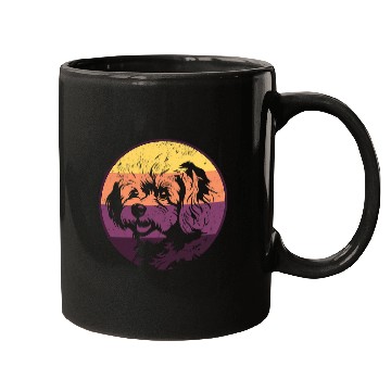 Discover Minimalist Sunset Bichon Frise Mugs