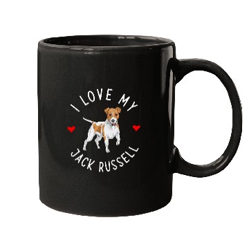 Discover I Love My Jack Russell Terrier Mugs