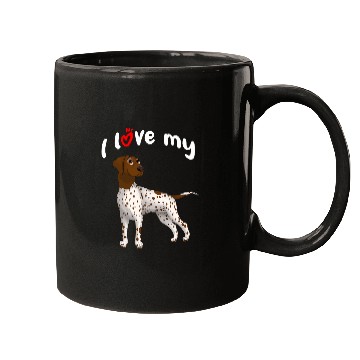 Discover I Love My German Shorthaired Pointer Dog Mugs