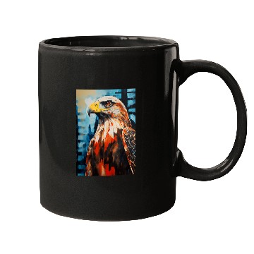 Discover Red Tail Hawks Native American Pacific Northwest Mugs