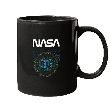 Discover NASA Globe Retro Art Mugs