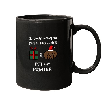 Discover Open Presents German Shorthaired Pointer Christmas Dog Mugs