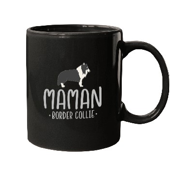 Discover French Border Collie Mom Maman Border Collie Mugs
