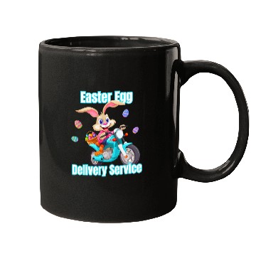 Discover Moms Dads Easter Egg Delivery Service Bunny Motorcycle Egg Mugs