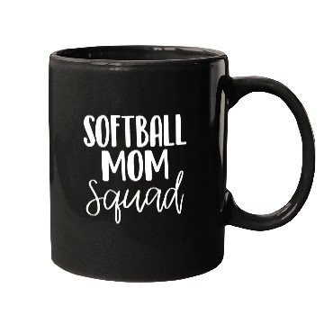 Discover Softball players mom daughter team game support bat ball Mugs