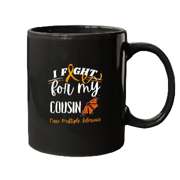 Discover MS Multiple Sclerosis Awareness T Cure MS Butterfly Cousin Mugs