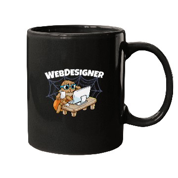 Discover Webdesign Spider Programming Programmer IT Mugs