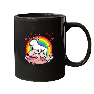 Discover Miniature Bull Terrier Dog With Blobfish Mugs