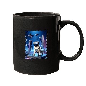 Discover SciFi Gaming Adventure Awaits VR Pug Mugs