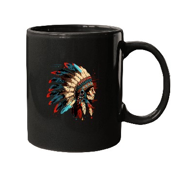 Discover Native American Dreamcatcher Indian Design 17 Mugs