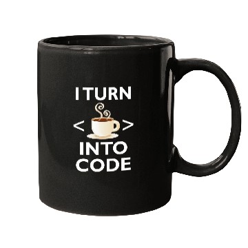 Discover I Turn Coffee Into Code Programmer 1 Mugs