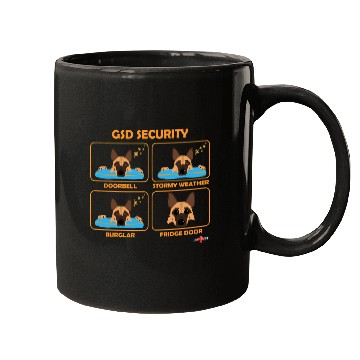 Discover Funny German Shepherd Safety Mugs