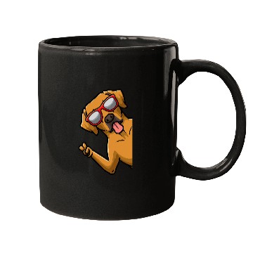Discover Rhodesian Ridgeback Dog From Side With Sunglasses Mugs
