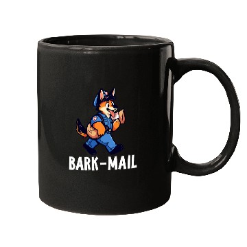 Discover German Shepherd Barkmail Funny Dog Mailman Mugs