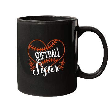 Discover Softball Sister Baseball Catcher Pitcher Mugs