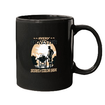 Discover Minister Funny BBQ Chef or Grill Fun Mugs