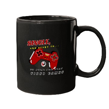 Discover Single and Ready to    Video Game Mugs