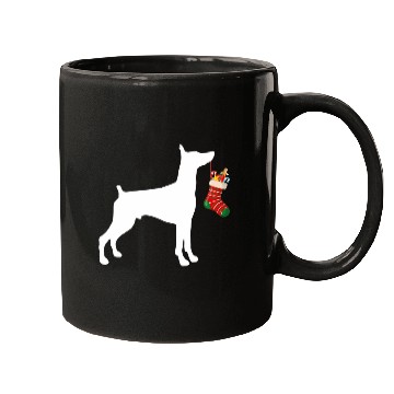 Discover Miniature Pinscher Christmas Stocking Stuffer Dog Mugs