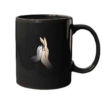 Discover Paw High Five Border Collie Dog Mugs