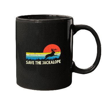 Discover Retro vintages Save The Jackalope For Camping Lovers Mugs