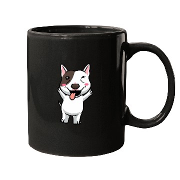 Discover Miniature Bull Terrier Dog 1 Mugs
