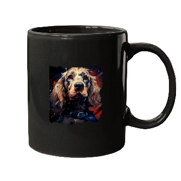 Discover Patriotic Spaniel Marching Band Usa Flag Mugs