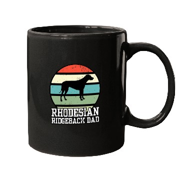 Discover Rhodesian Ridgeback Dad I Retro Rhodesian Ridgeback Mugs