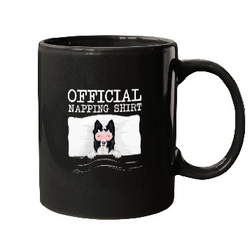 Discover Official Napping Sleeping Border Collie Mugs