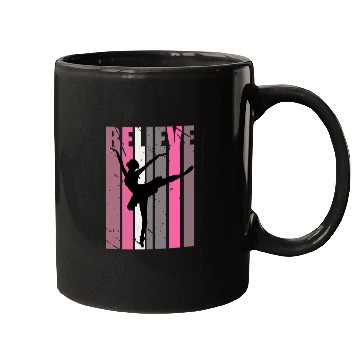 Discover Retro Ballet Ballerina Dancing Classical vintages Distressed Mugs