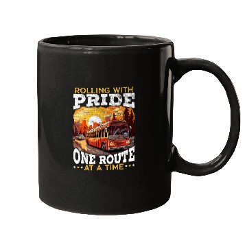 Discover School Bus Driver Job Profession Transport Driving 8 Mugs