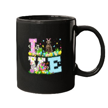Discover Weimaraner Dog Easter Egg Hunt Funny Love Weimaraner Easter Mugs