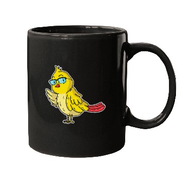 Discover Nerdy Bird with Glasses Mugs
