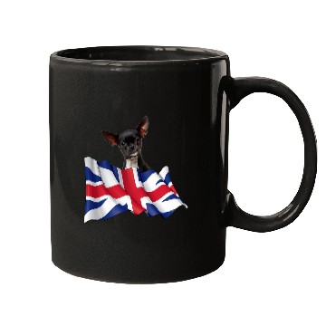 Discover Union Jack Flag Dog Chihuahua Mugs