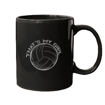 Discover Thats My Girl volleyball dad Mugs